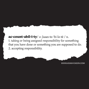 Hold Yourself Accountable